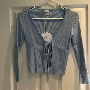 Princess Polly Tie front cardigan sweater